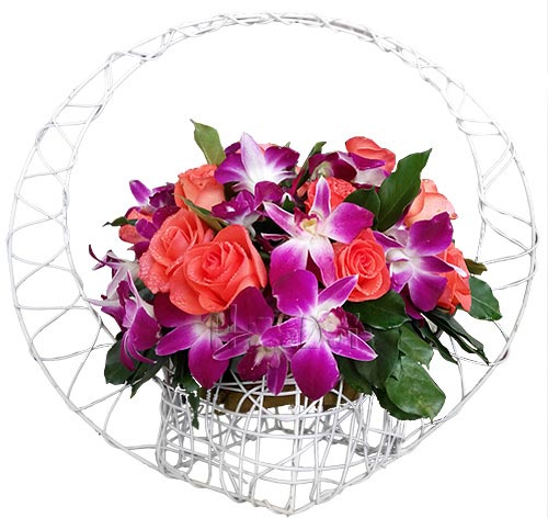 Flowers and Gifts - Cheerful Flower Basket 2
