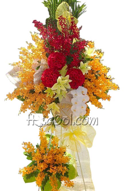 Flowers and Gifts - Greatly Congratulations flower stand II