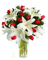 Luxury Tulip & Lily Bouquet