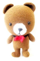 Gấu bông đan len (9x35cm)